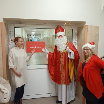Święty Mikołaj w Hospicjum Caritas w Przemyślu