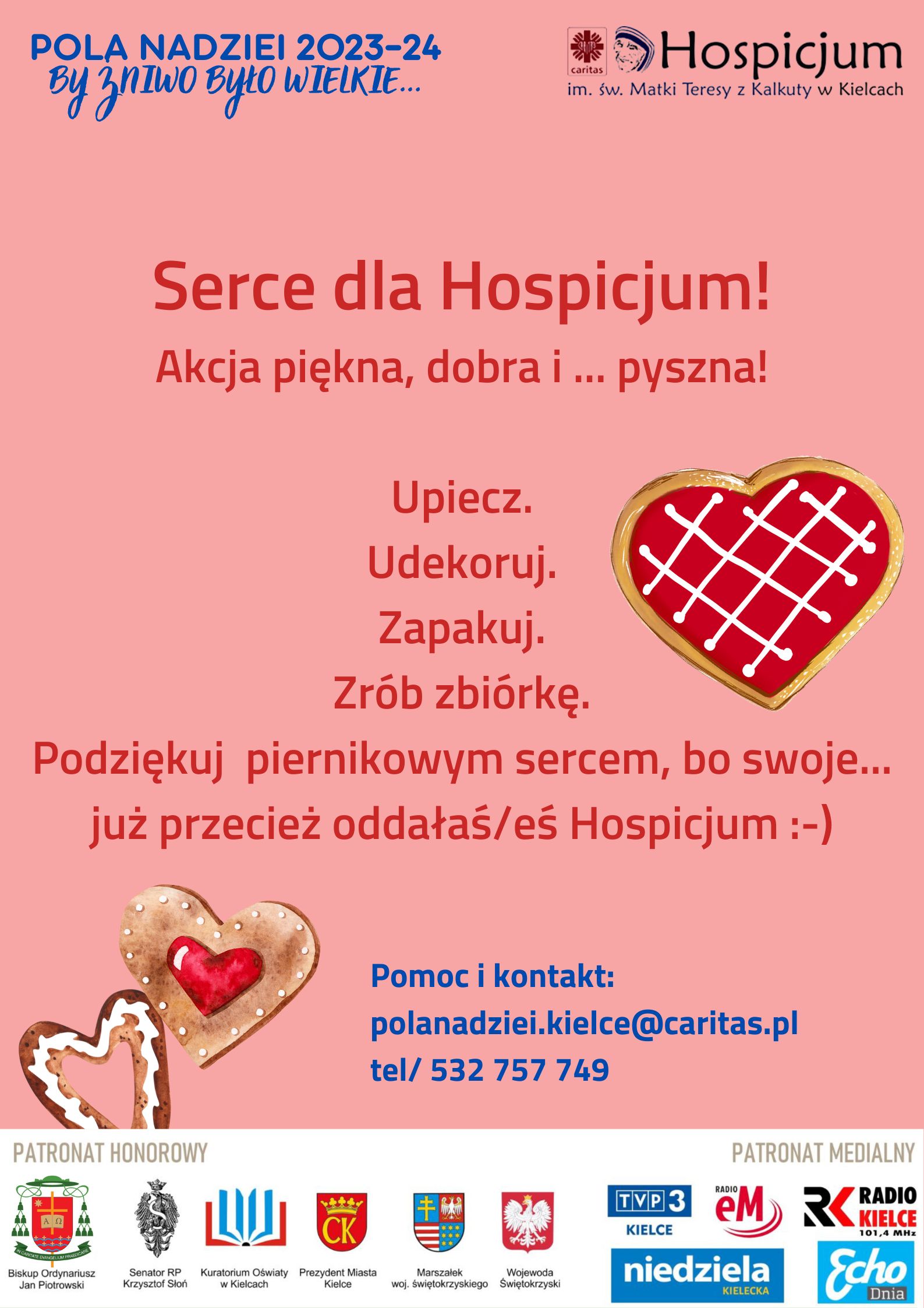 Read more about the article Akcja piękna, dobra i pyszna. “Serce dla Hospicjum” wystartowało!